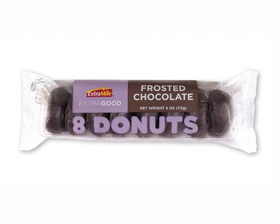Order ExtraMile Frosted Chocolate Donuts 4oz food online from Chevron Extramile store, Vancouver on bringmethat.com