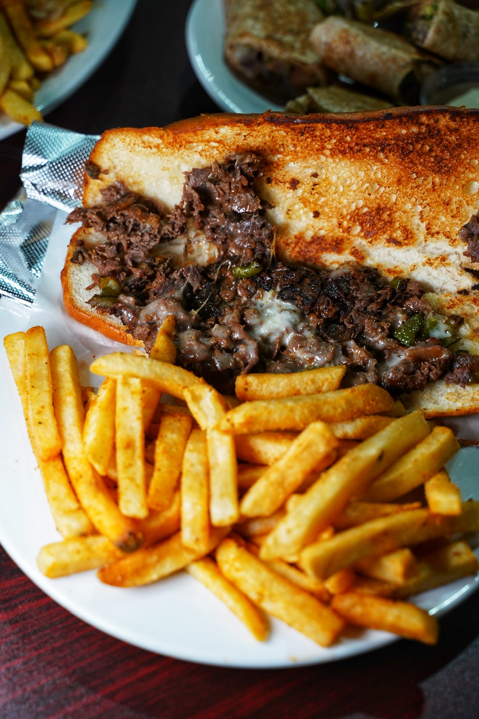 Order Philly Cheesesteak Sandwich food online from Antika Cafe And Grill store, Houston on bringmethat.com
