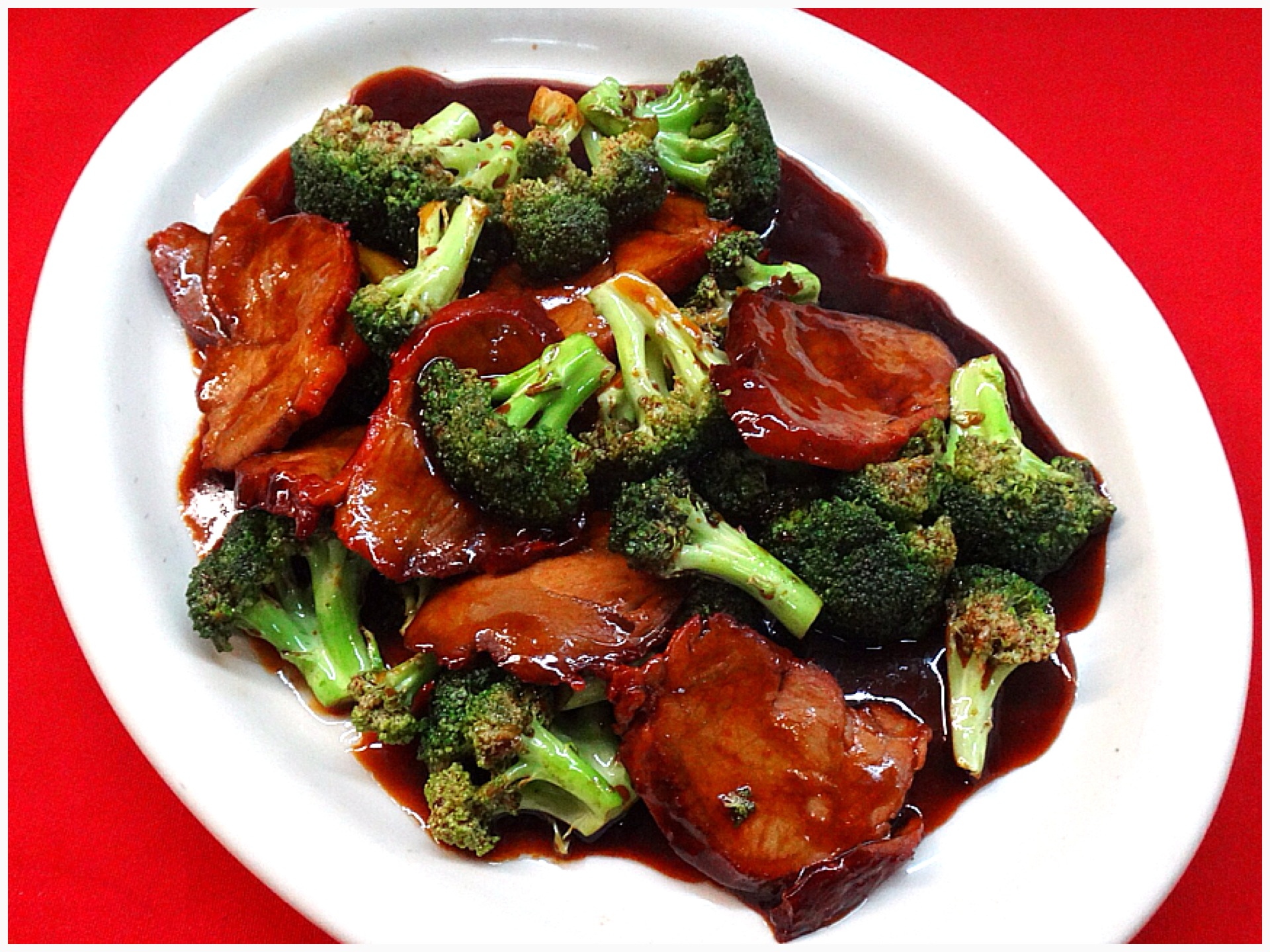 Order Pork with Broccoli Dinner Combo food online from Kong Kitchen store, Atlanta on bringmethat.com