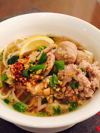 Order  Tom Yum  Pork Noodle Soup food online from Lanna Thai store, Colorado Springs on bringmethat.com