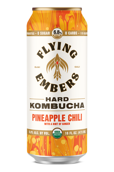 Order Flying Embers Pineapple Chili Hard Kombucha 1 Can 16.0oz	 food online from Friends Liquor store, San Francisco on bringmethat.com