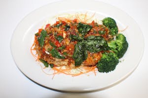 Order Fried Fish Tilapia with Kapao Sauce food online from Thai Wok-In & Go store, Dallas on bringmethat.com