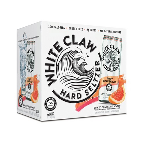 Order White Claw Hard Seltzer Ruby Grapefruit food online from Yours Wholesome Foods store, New York on bringmethat.com