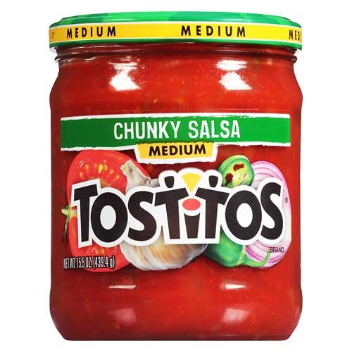 Order Frito Lay Tostitos Salsa Medium 15.5 Ounce food online from Walgreens store, Youngstown on bringmethat.com
