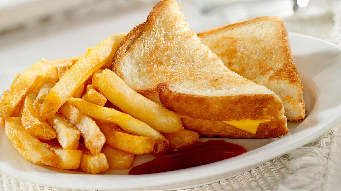 Order Kid's Grilled Cheese Sandwich food online from Siggys store, Temecula on bringmethat.com