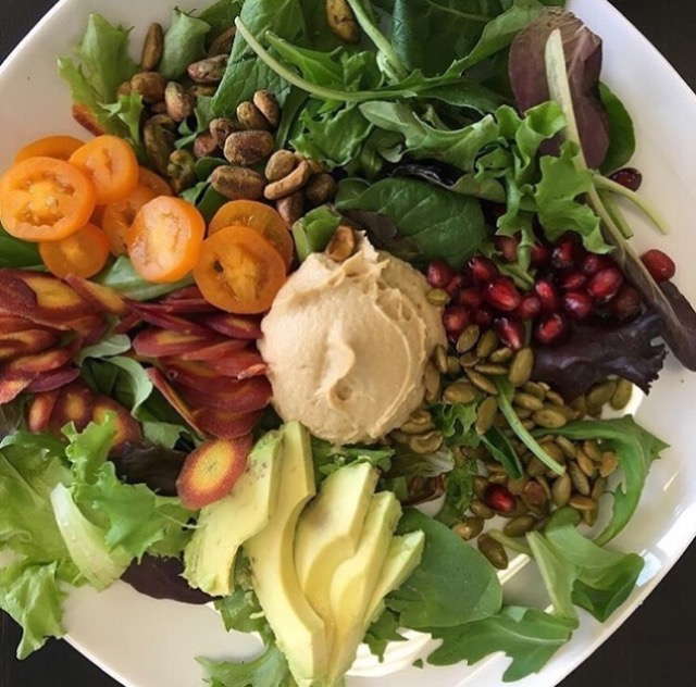 Order Vegan Rainbow Salad food online from Matty J Bakery & Cafe store, Saline on bringmethat.com