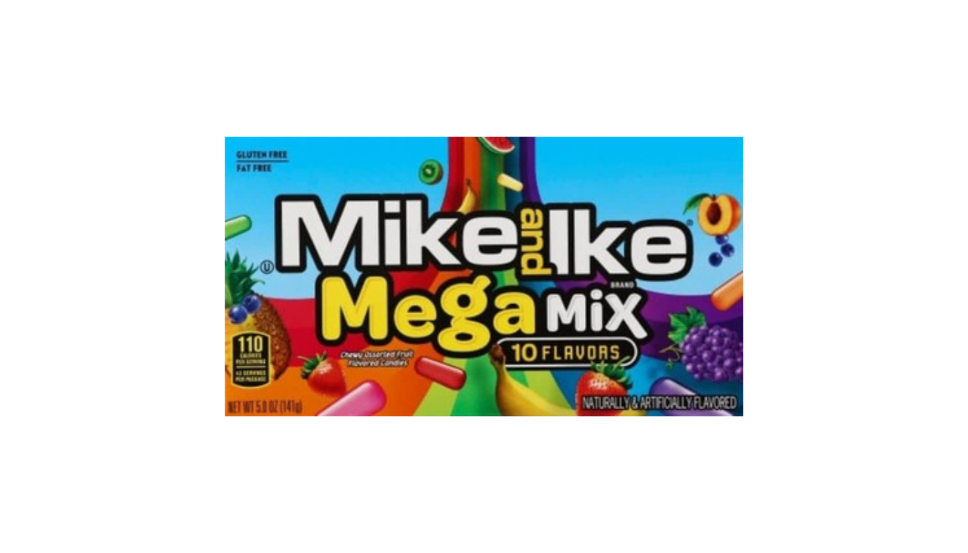 Order Mike and Ike Mega Mix Bag Candy  food online from Luv Mart store, Santa Cruz on bringmethat.com