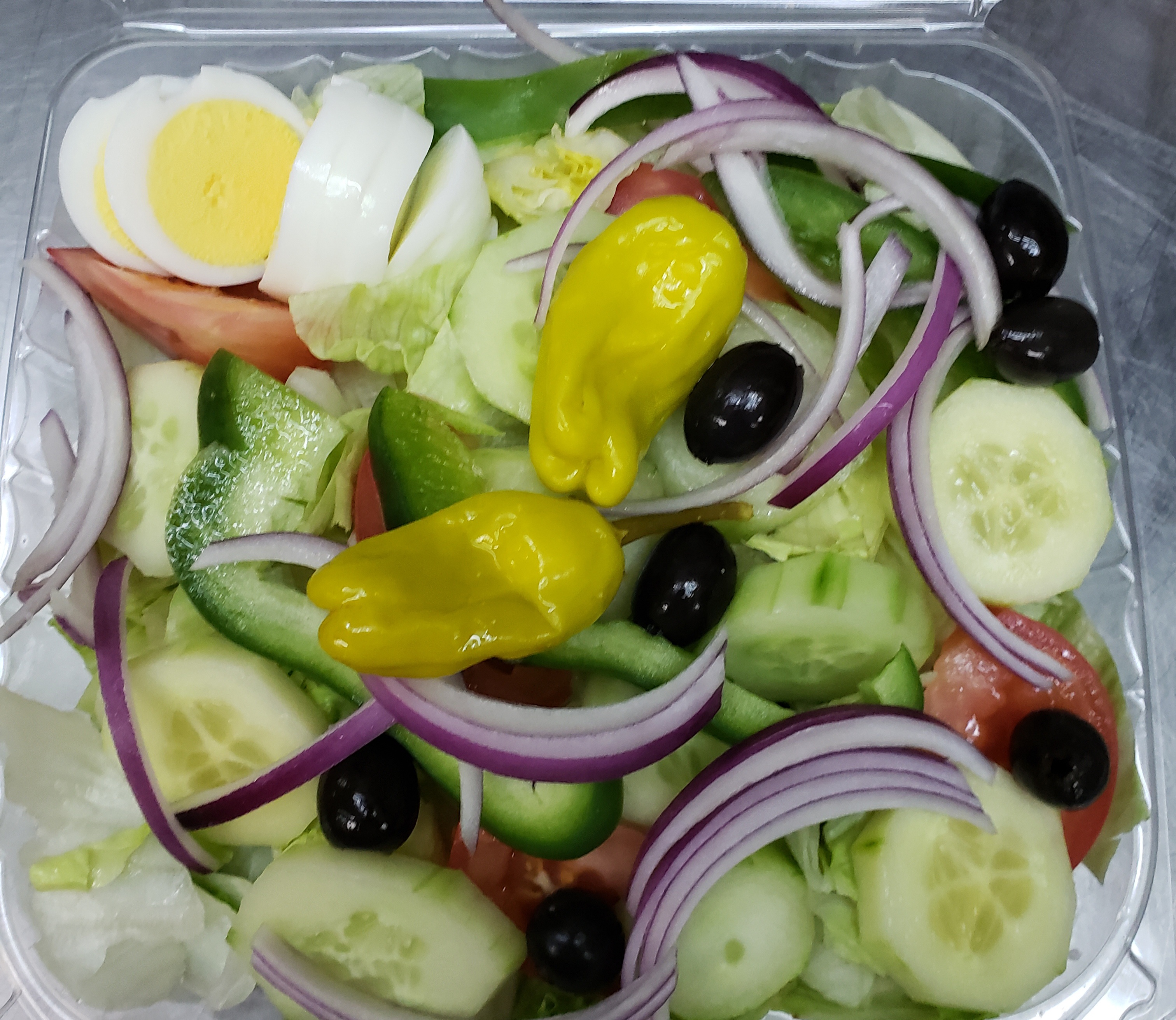 Order Large Garden Salad food online from Pizza Mart store, Baltimore on bringmethat.com