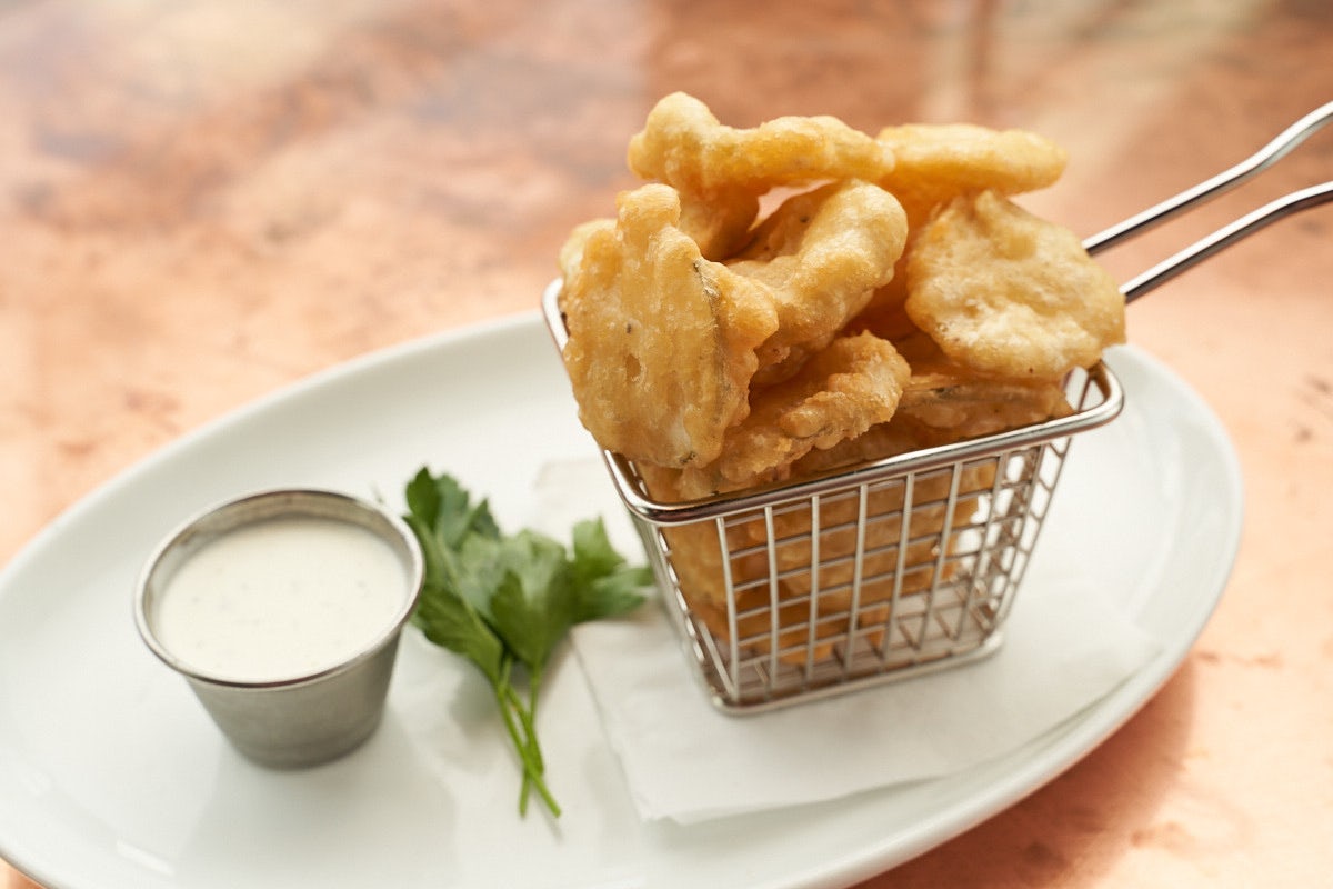 Order FRIED PICKLES food online from Sweetwater Tavern and Grille store, Chicago on bringmethat.com