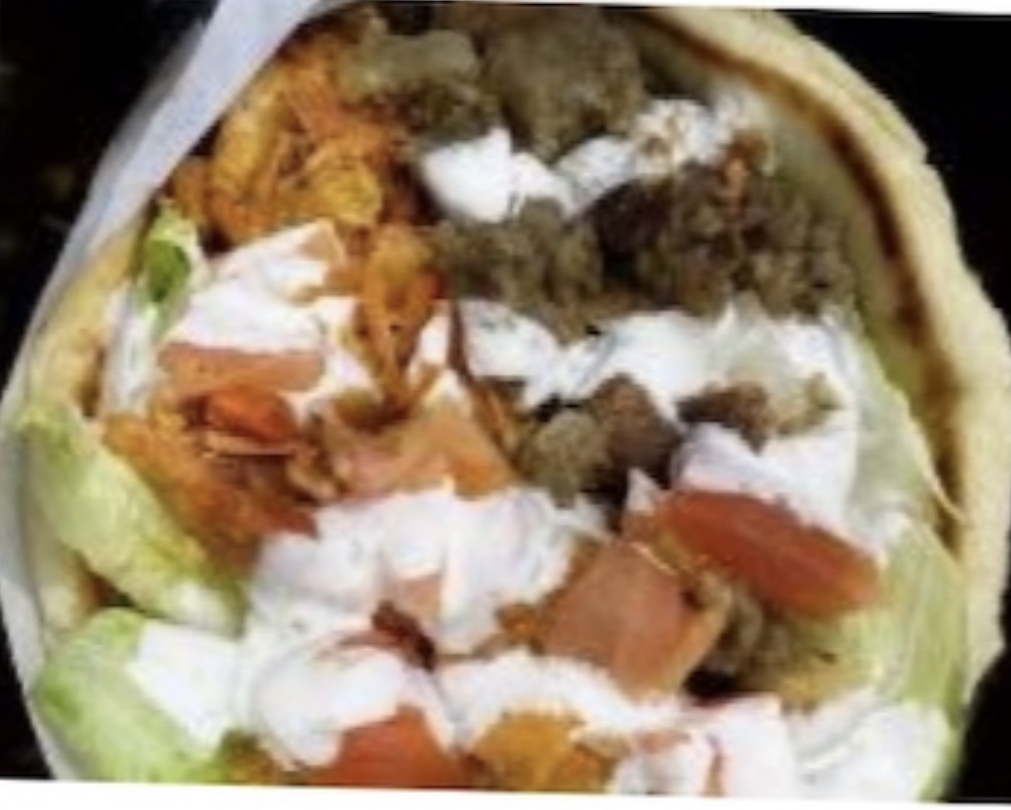 Order Mix Gyro Sandwich food online from Gyro King store, Teaneck on bringmethat.com