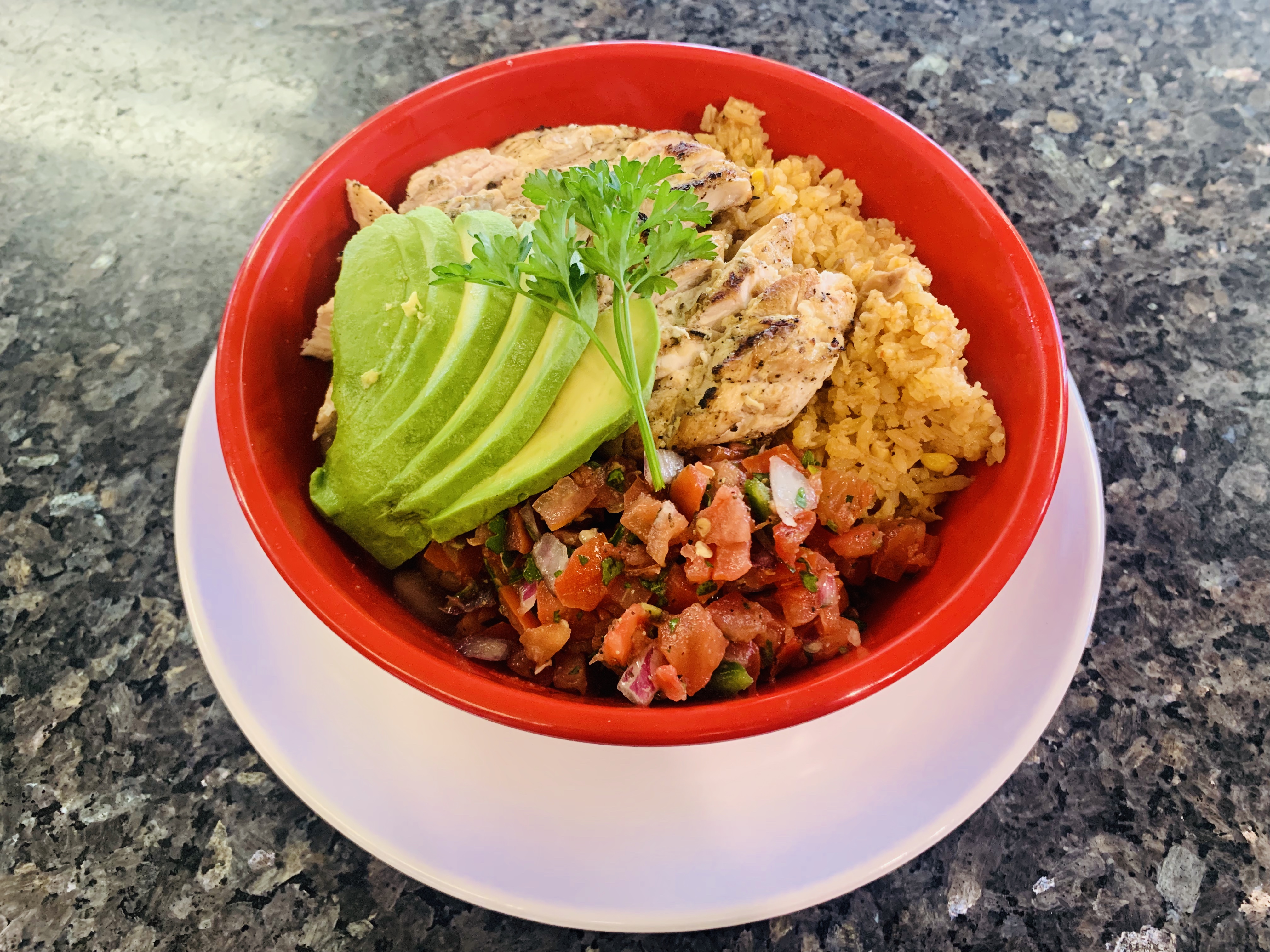 Order Chicken Fitness Bowl food online from Andy's #4 Burgers store, Indio on bringmethat.com