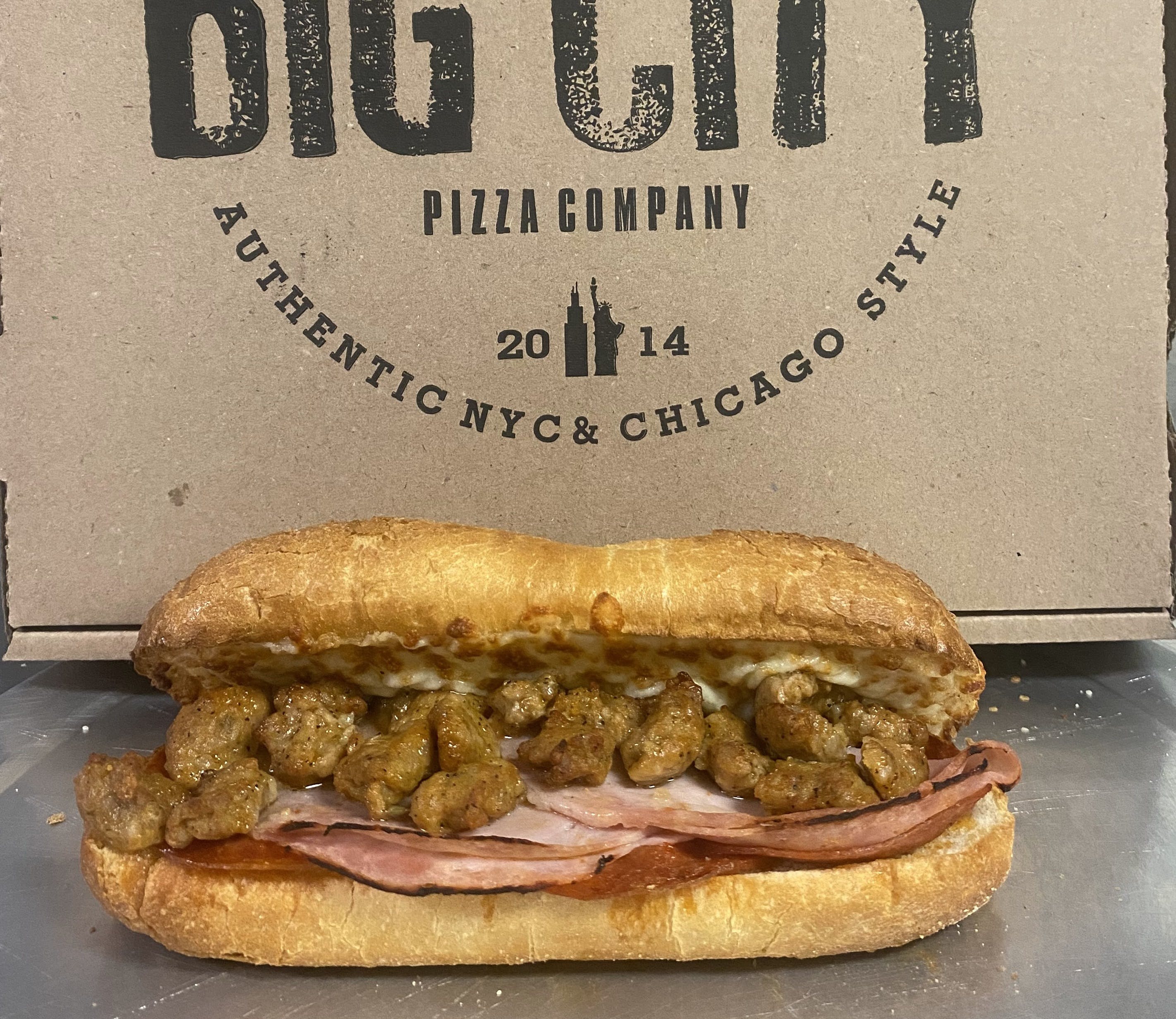 Order Little Italy Sandwich - Sandwich food online from Big City Pizza store, Nicholasville on bringmethat.com