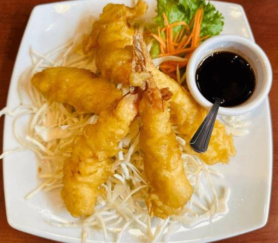 Order Shrimp tempura (5) food online from Thai Rhapsody store, Mill Creek on bringmethat.com