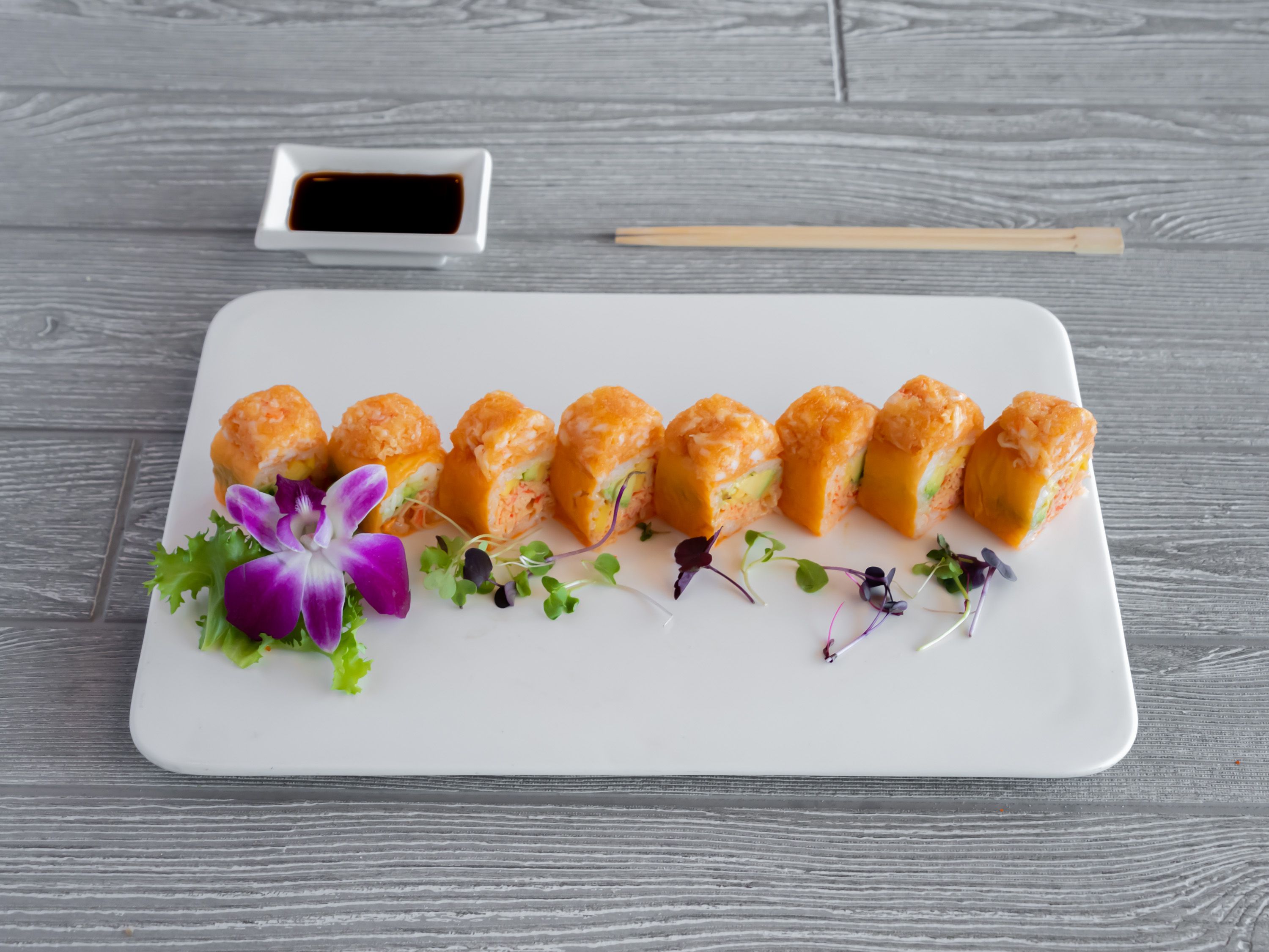 Order Mushi Roll food online from Mino Japanese Restaurant & Sushi Bar store, Malvern on bringmethat.com