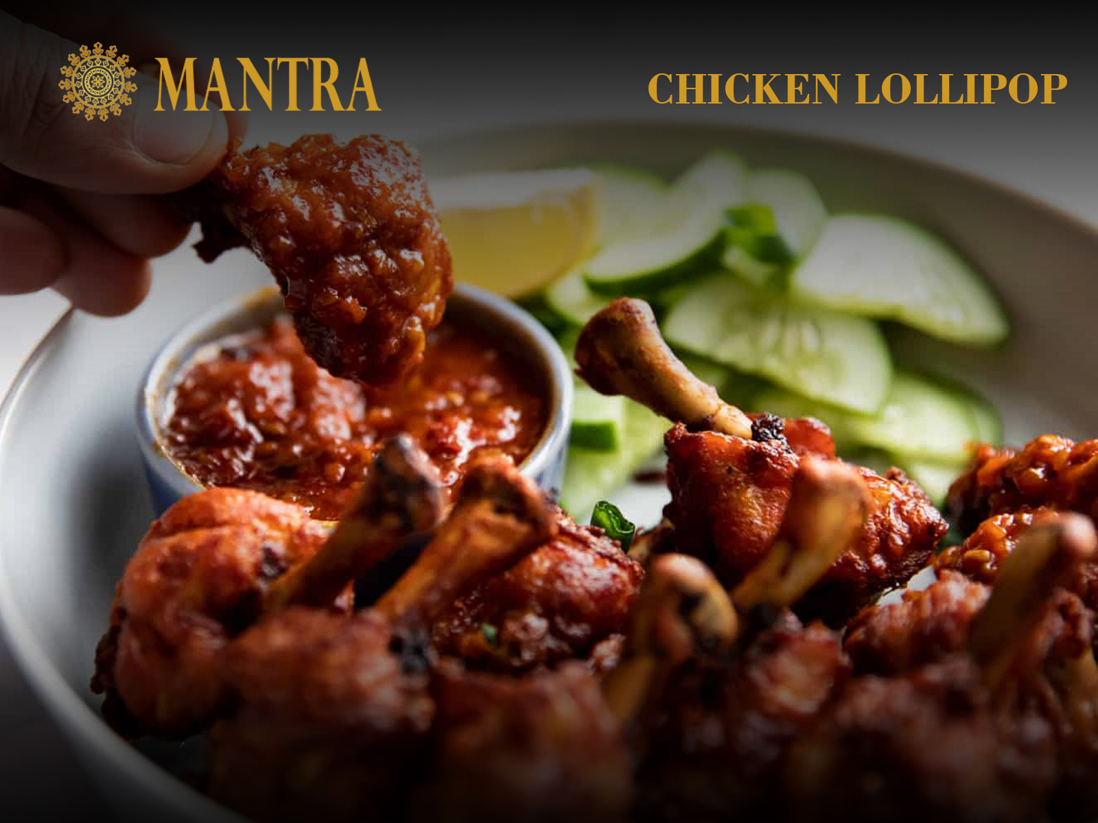Order Chicken Lollipop food online from Mantra Authentic Indian Restaurant store, Jersey City on bringmethat.com