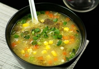 Order Corn Soup food online from Hyderabad House Biryani Place store, Omaha on bringmethat.com