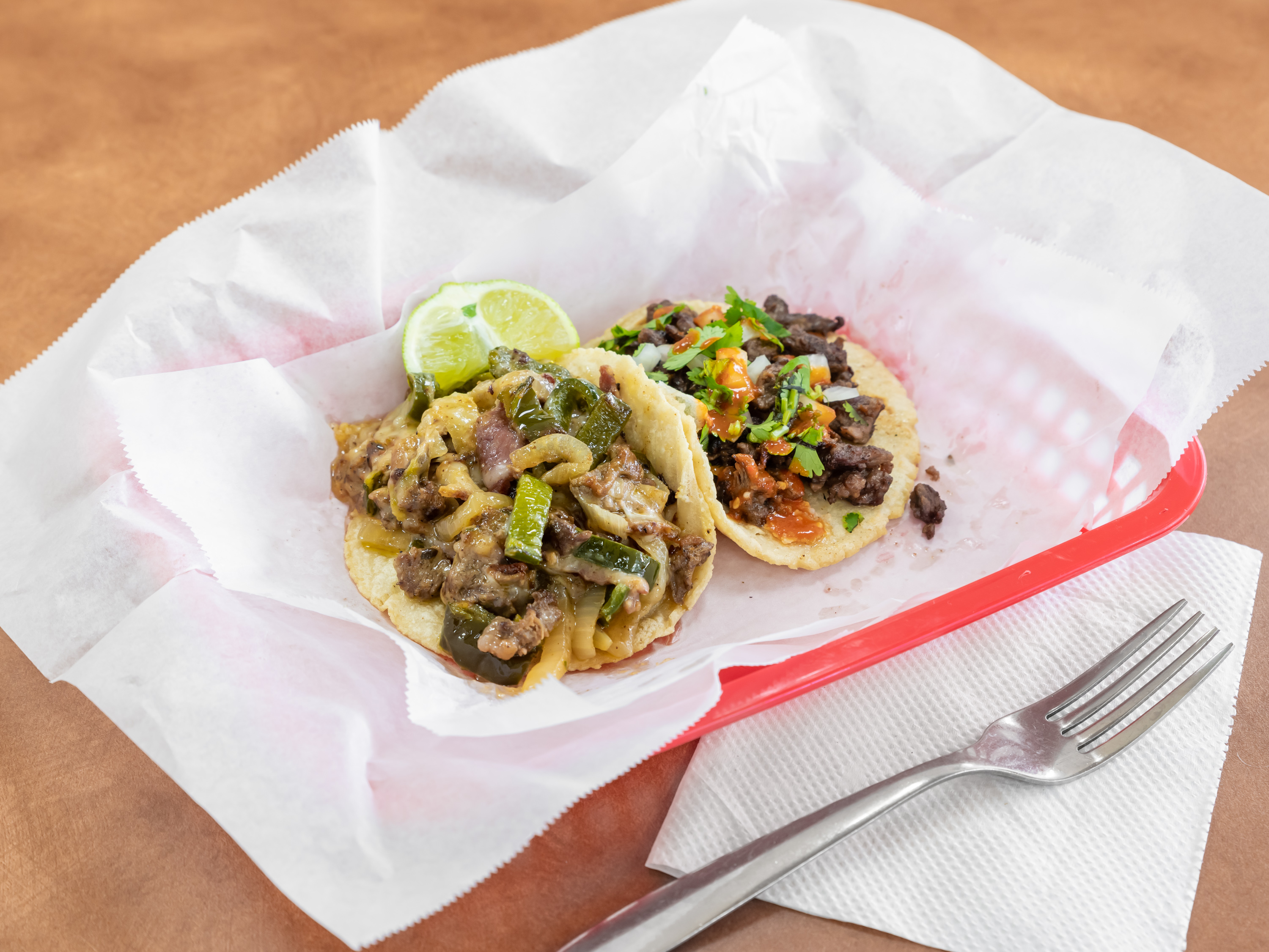 Order Alambre Tacos food online from La Raza Mexican Food store, Atlanta on bringmethat.com