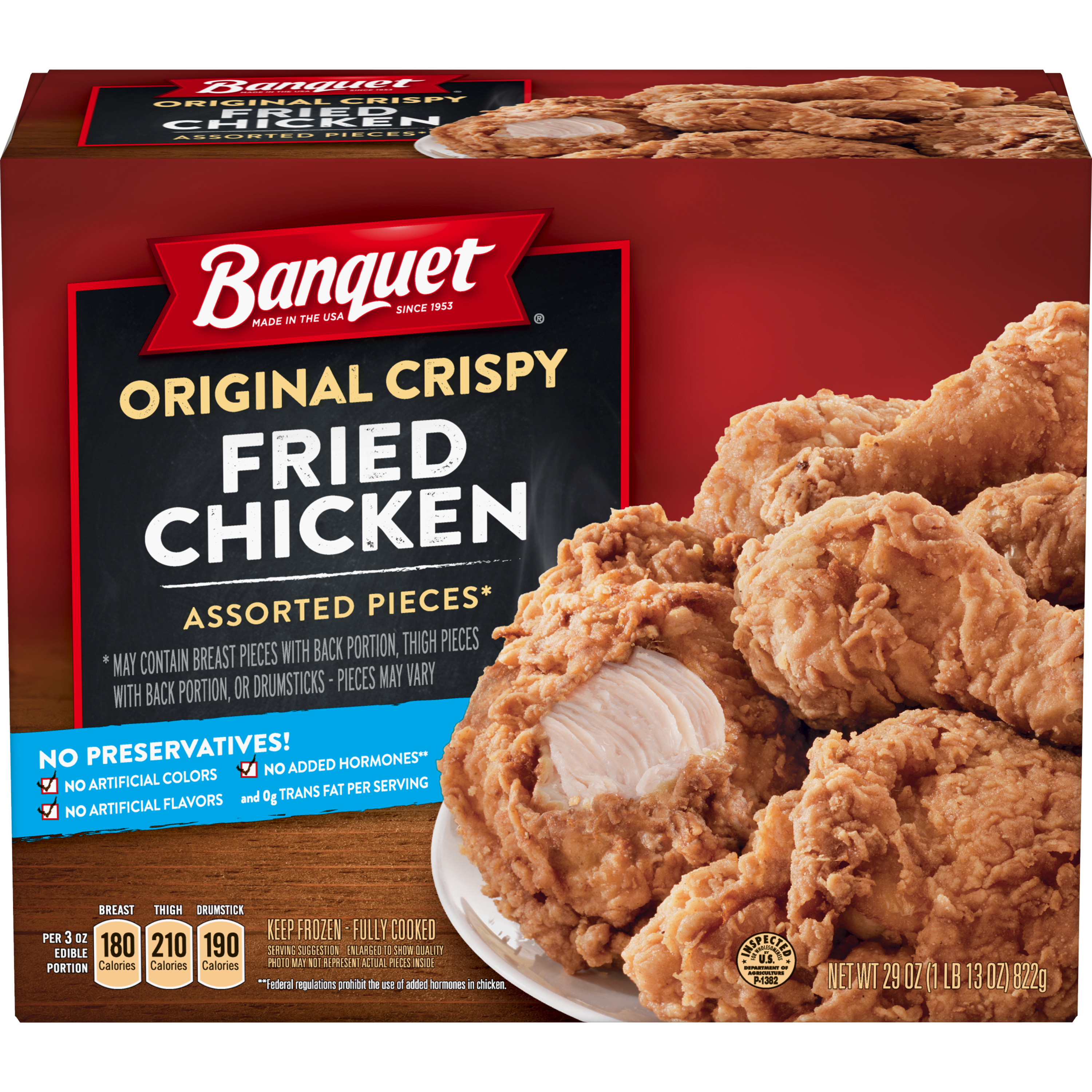 Order Banquet Crispy Fried Chicken - 29 oz food online from Rite Aid store, ELMIRA on bringmethat.com