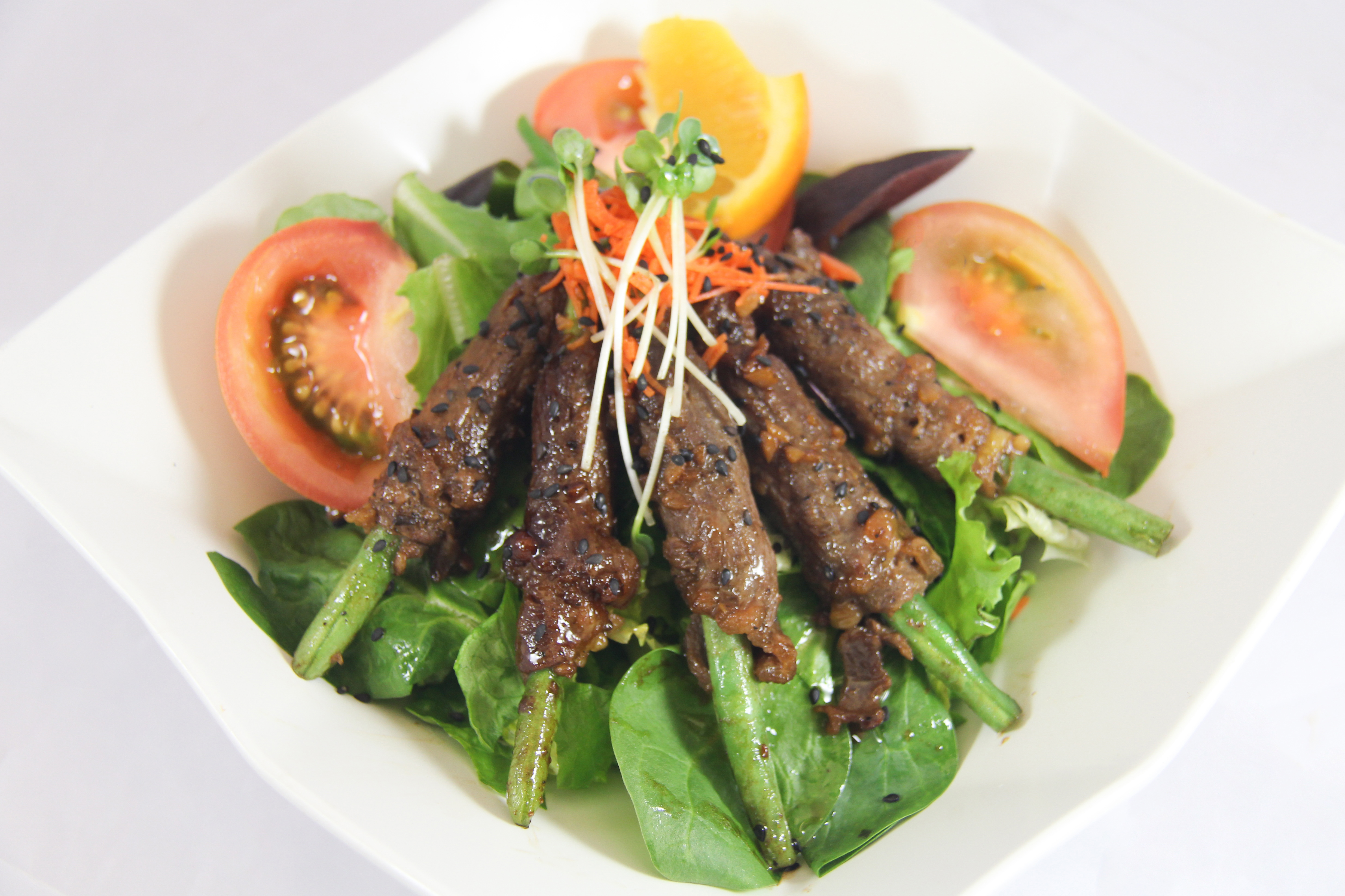 Order Beef Wrapped String Salad food online from Blosom Bento store, Los Angeles on bringmethat.com