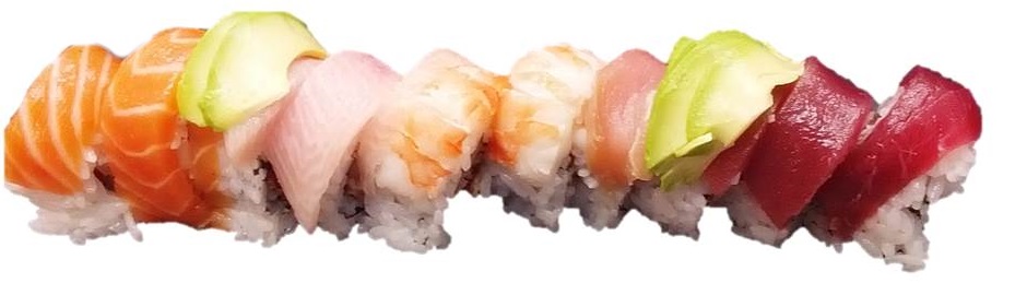 Order Rainbow Roll food online from Kai Japanese Restaurant store, San Jose on bringmethat.com