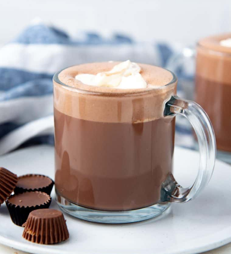Order Peanut Butter Hot Chocolate food online from Caffe Bene store, Jackson Heights on bringmethat.com