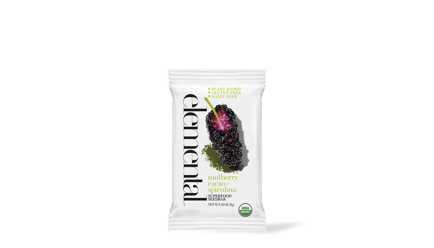 Order Elemental Mulberry Cacao & Spirulina Seedbar food online from Pressed store, Beverly Hills on bringmethat.com