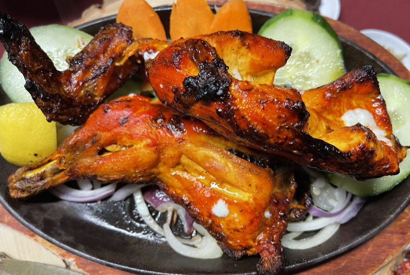 Order Full Tandoori Chicken (2 Legs and 2 Breasts) food online from Urban curry store, San Francisco on bringmethat.com