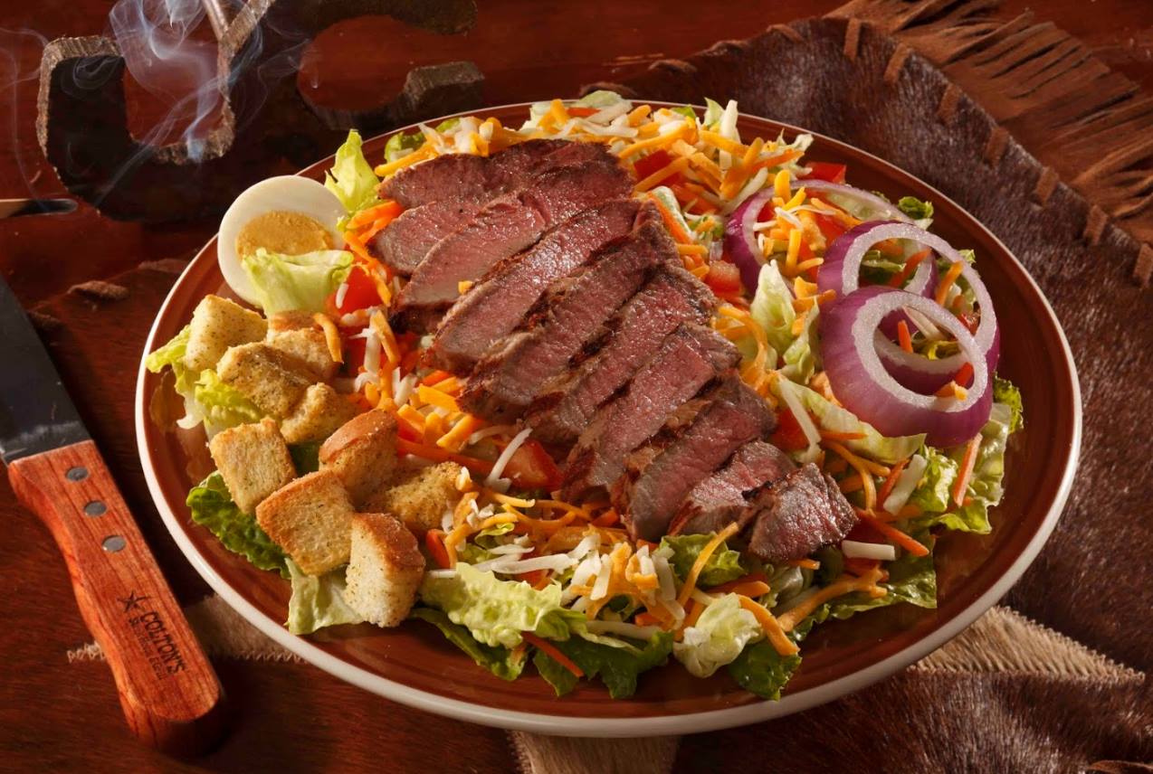 Order Grilled Sirloin Salad food online from Colton's Steakhouse store, Jefferson City on bringmethat.com