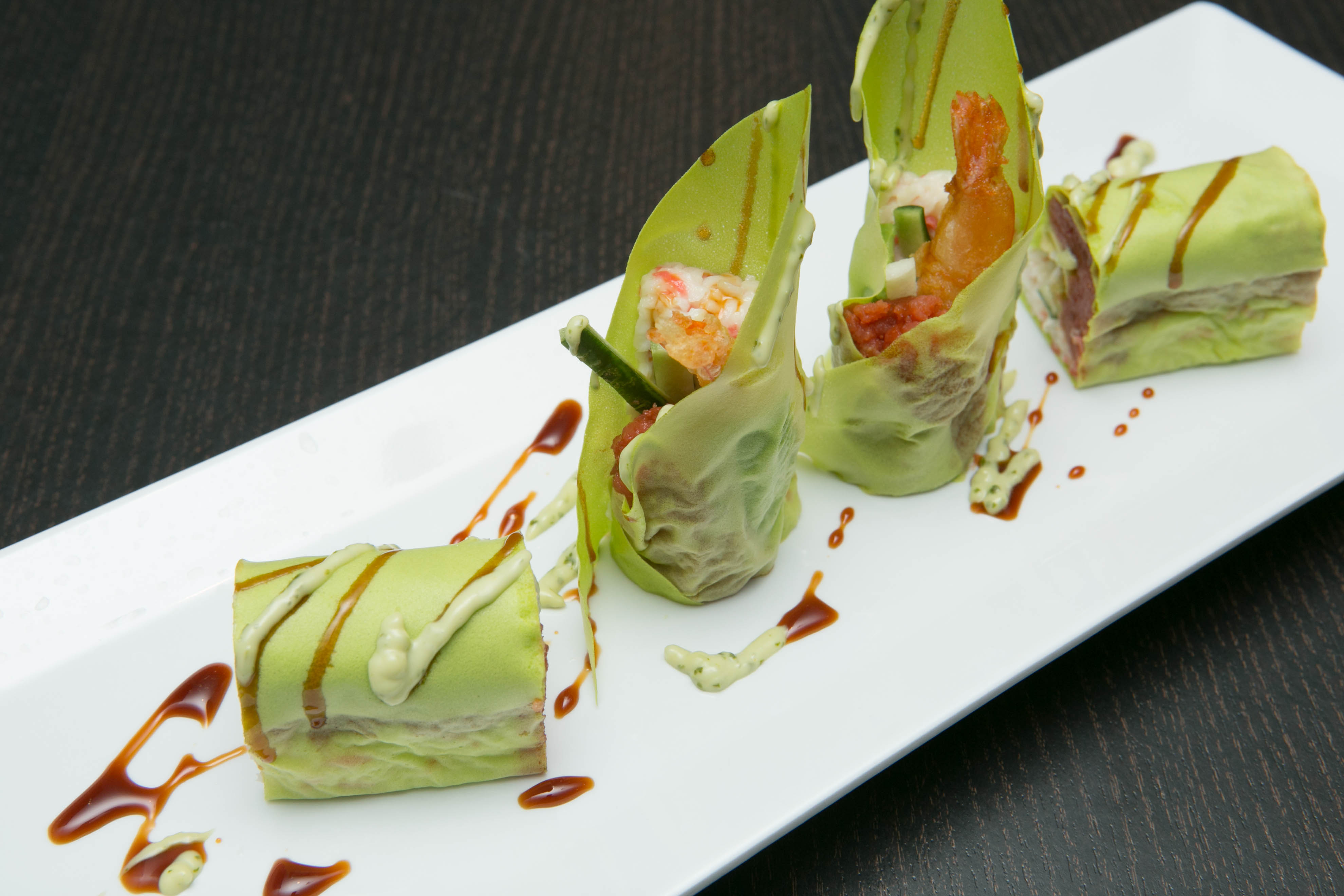 Order R25. Burrito No Rice Specialty Roll food online from Ayce Sushi Hb store, Huntington Beach on bringmethat.com