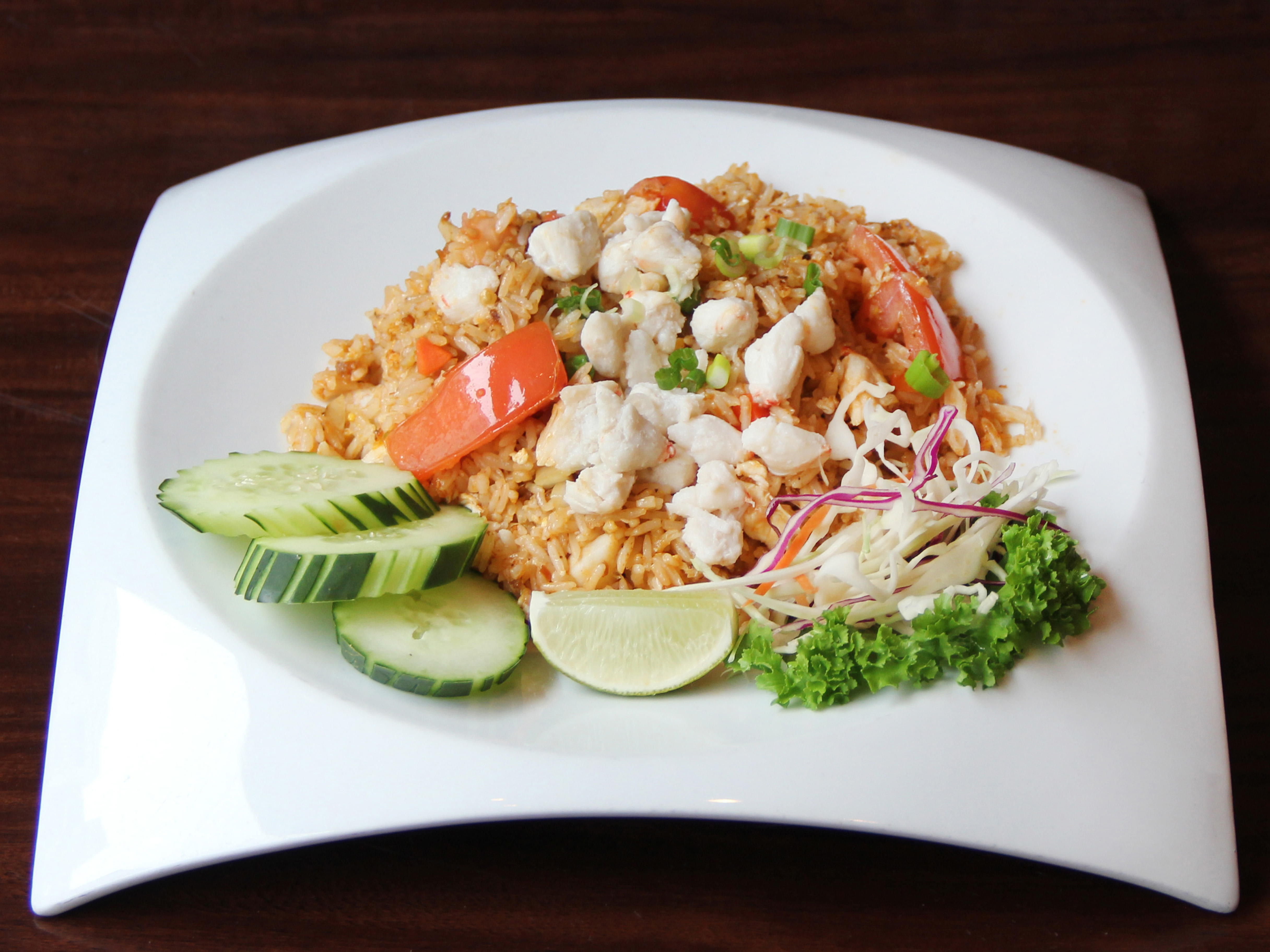 Order Crab Fried Rice food online from Circles Thai Collingswood store, Collingswood on bringmethat.com