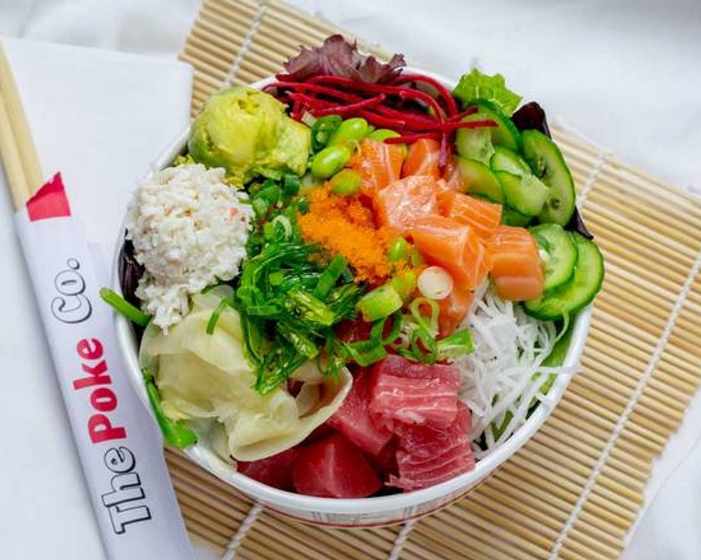 Order Poke Bowl (Large) food online from The Poke Co store, Ontario on bringmethat.com