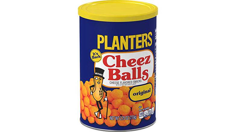 Order Planters Cheez Balls Cheese Flavored Snacks Original food online from Trumbull Mobil store, Trumbull on bringmethat.com