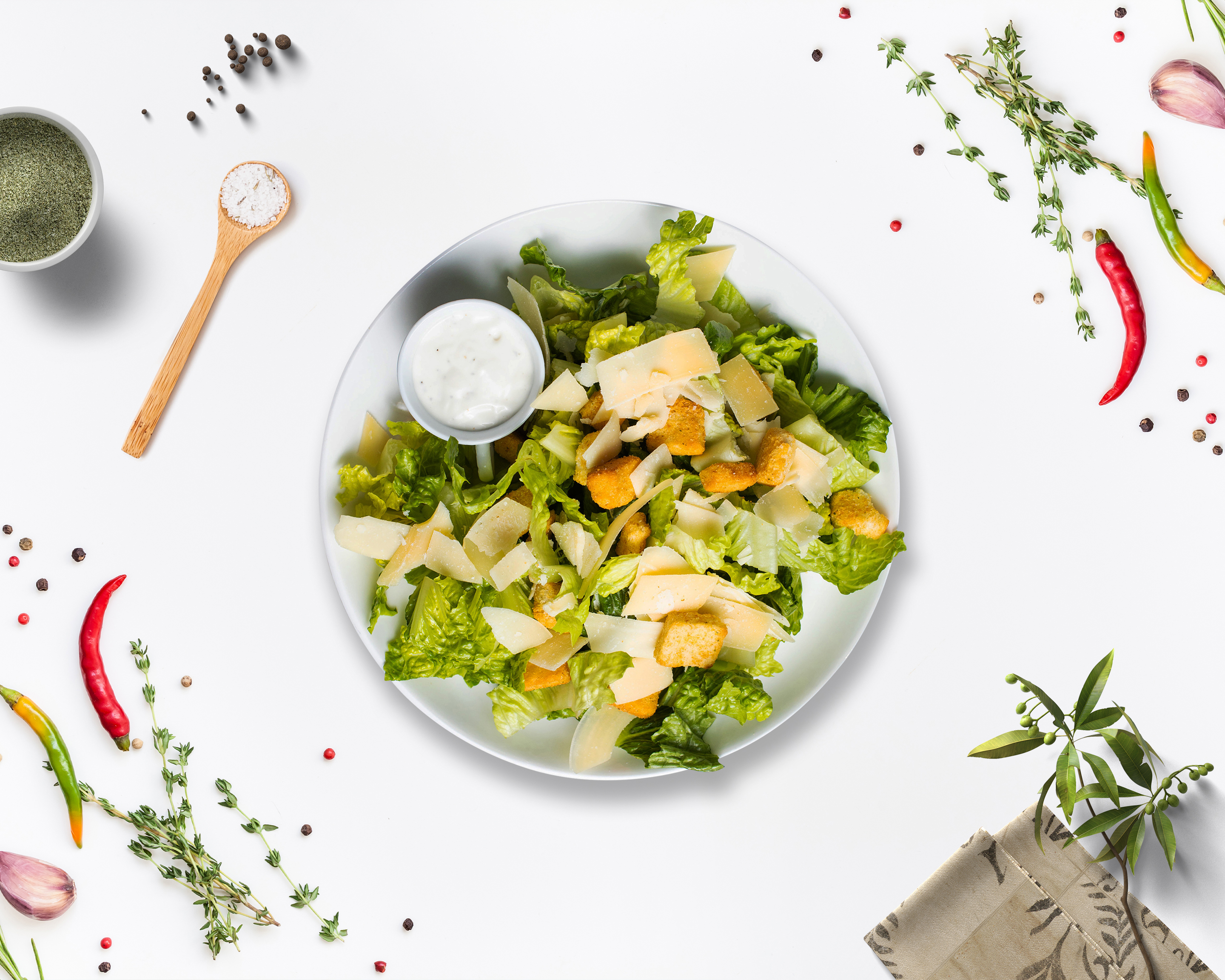 Order Caesar Salad food online from Pasta Colosseum store, Hamilton on bringmethat.com