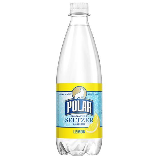 Order Polar Seltzer Lemon Sparkling Water, 20 OZ Bottle food online from CVS store, LA QUINTA on bringmethat.com
