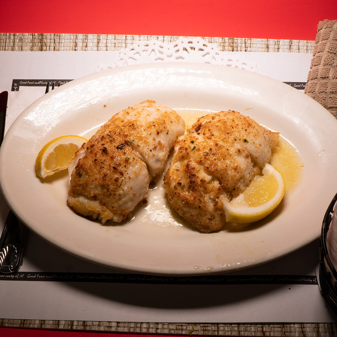 Order Stuffed Tilapia food online from Coach House Diner Restaurant store, North Bergen on bringmethat.com