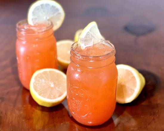 Order Homemade Strawberry Lemonade food online from Sal’s Burgers store, San Mateo on bringmethat.com