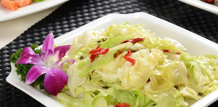 Order V7. Spicy Cabbage 炝炒莲白 food online from Shu Chinese Restaurant store, Guilderland on bringmethat.com
