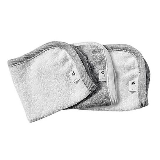Order Burt's Bees Baby® 3-Pack Organic Cotton Washcloths in Grey food online from buybuy BABY store, Fresno on bringmethat.com
