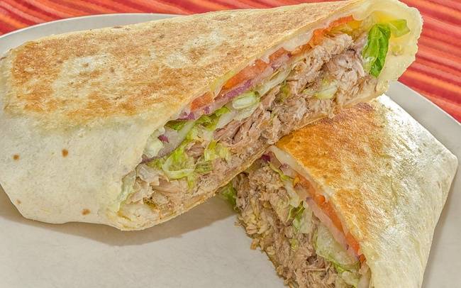 Order Pork Wrap food online from Papi Cuban & Caribbean Grill store, Lawrenceville on bringmethat.com