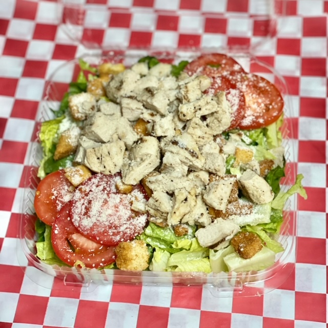 Order 14. Caesar Salad with Chicken food online from Munch A Sub store, Las Vegas on bringmethat.com