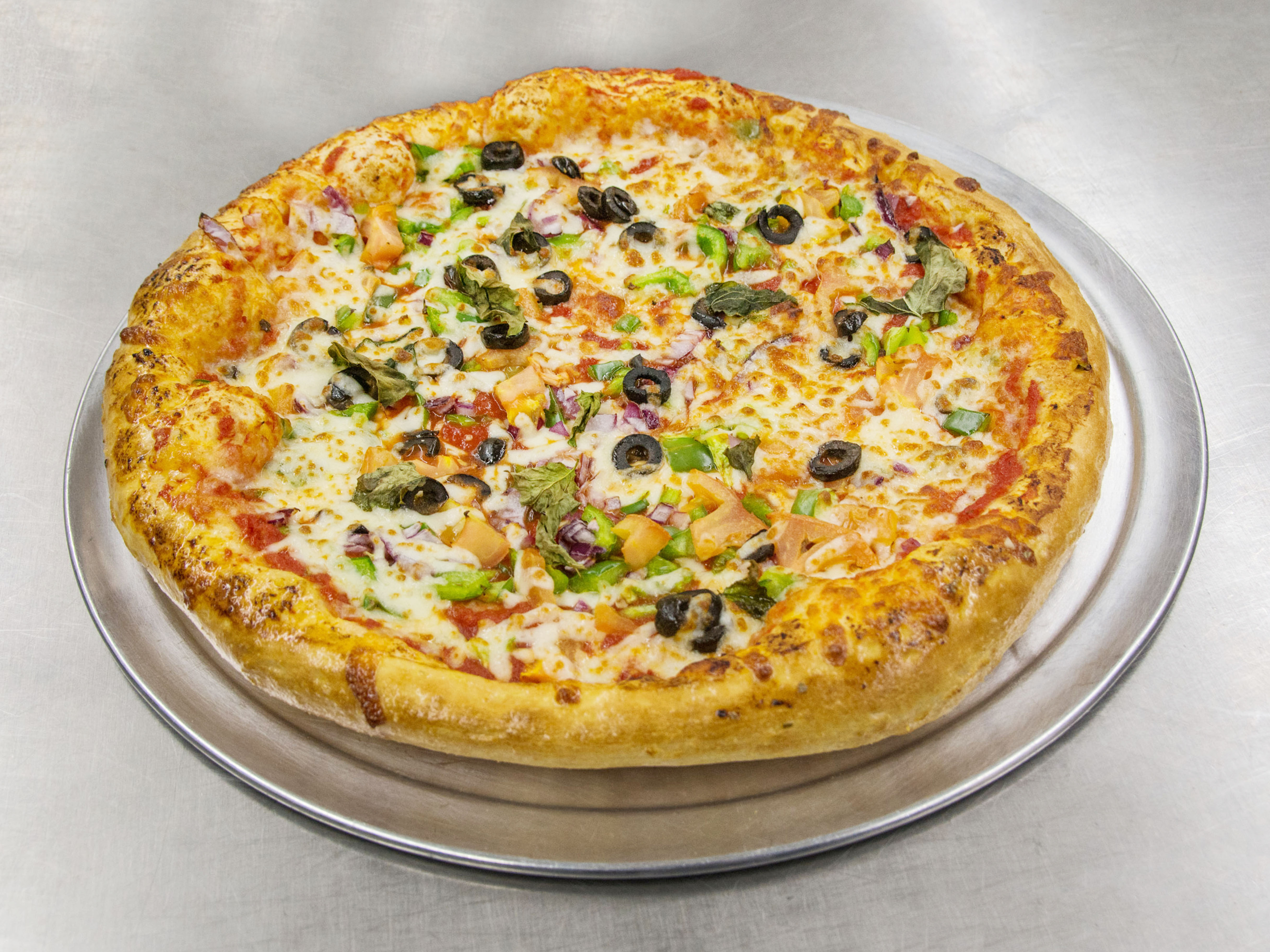 Order Veggie Work Pizza food online from Caton Pizza & Subs store, Baltimore on bringmethat.com