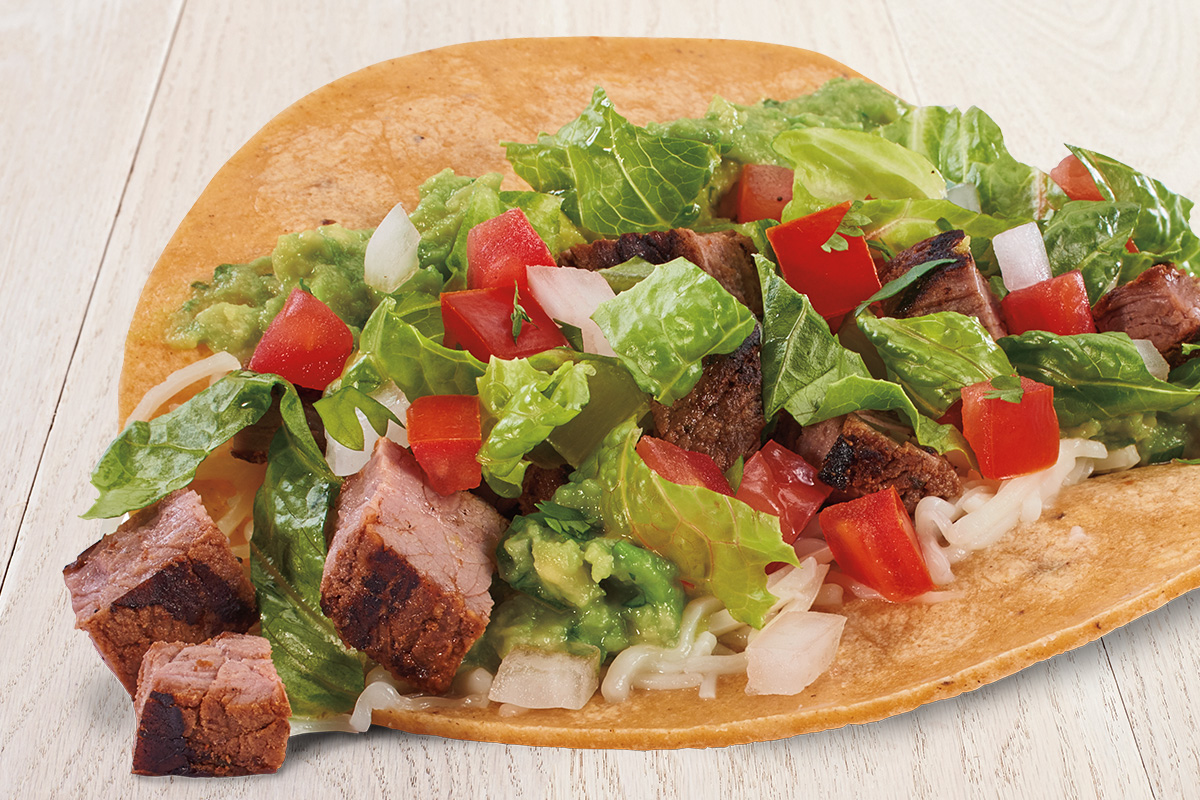 Order Classic Two Taco Plate with All Natural Steak food online from Rubio's store, Denver on bringmethat.com