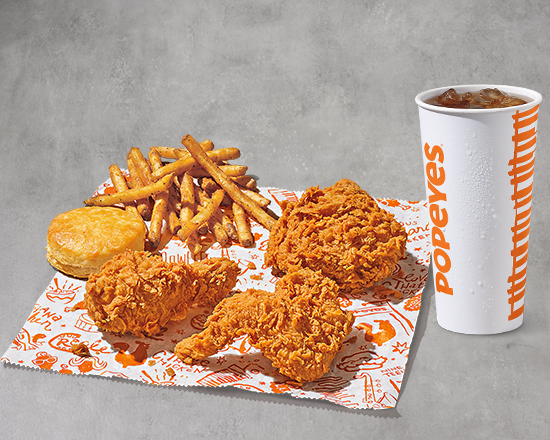 Order 3Pc Signature Chicken Combo food online from Popeyes store, Raleigh on bringmethat.com