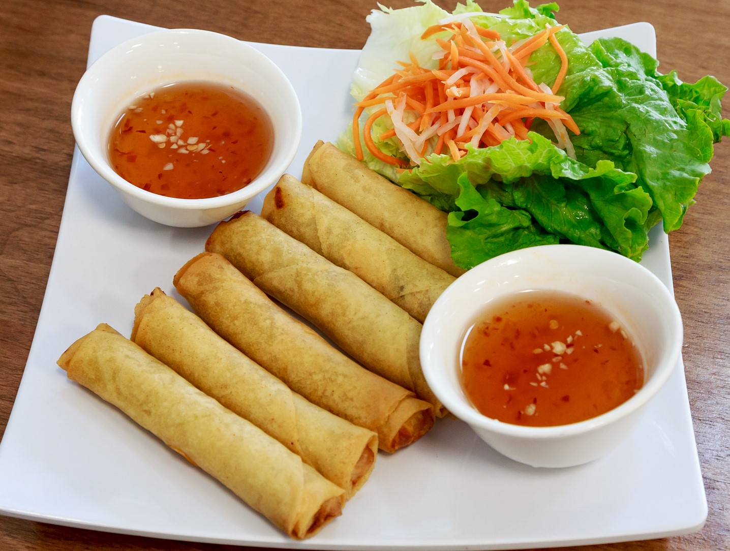 Order A7. Vegetarian Egg Rolls - Cha Gio Chay food online from Pho Bowl & Grill store, Oceanside on bringmethat.com