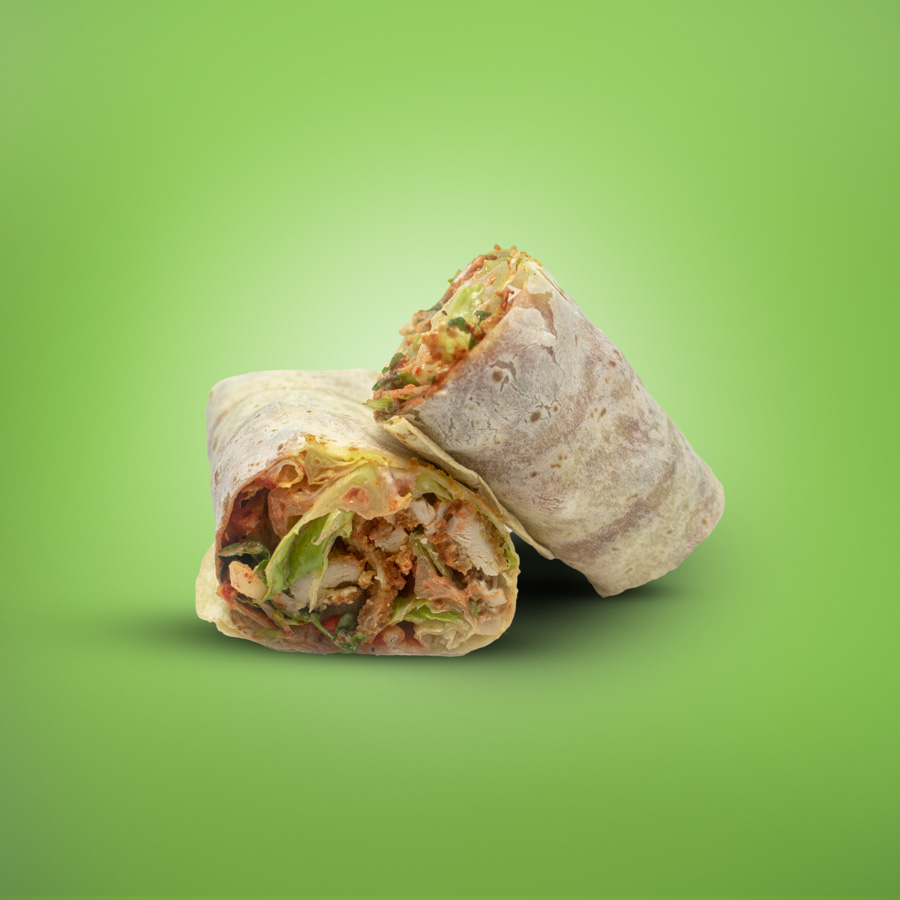 Order Chicken Cream Chop Wrap food online from Med Grill store, San Diego on bringmethat.com