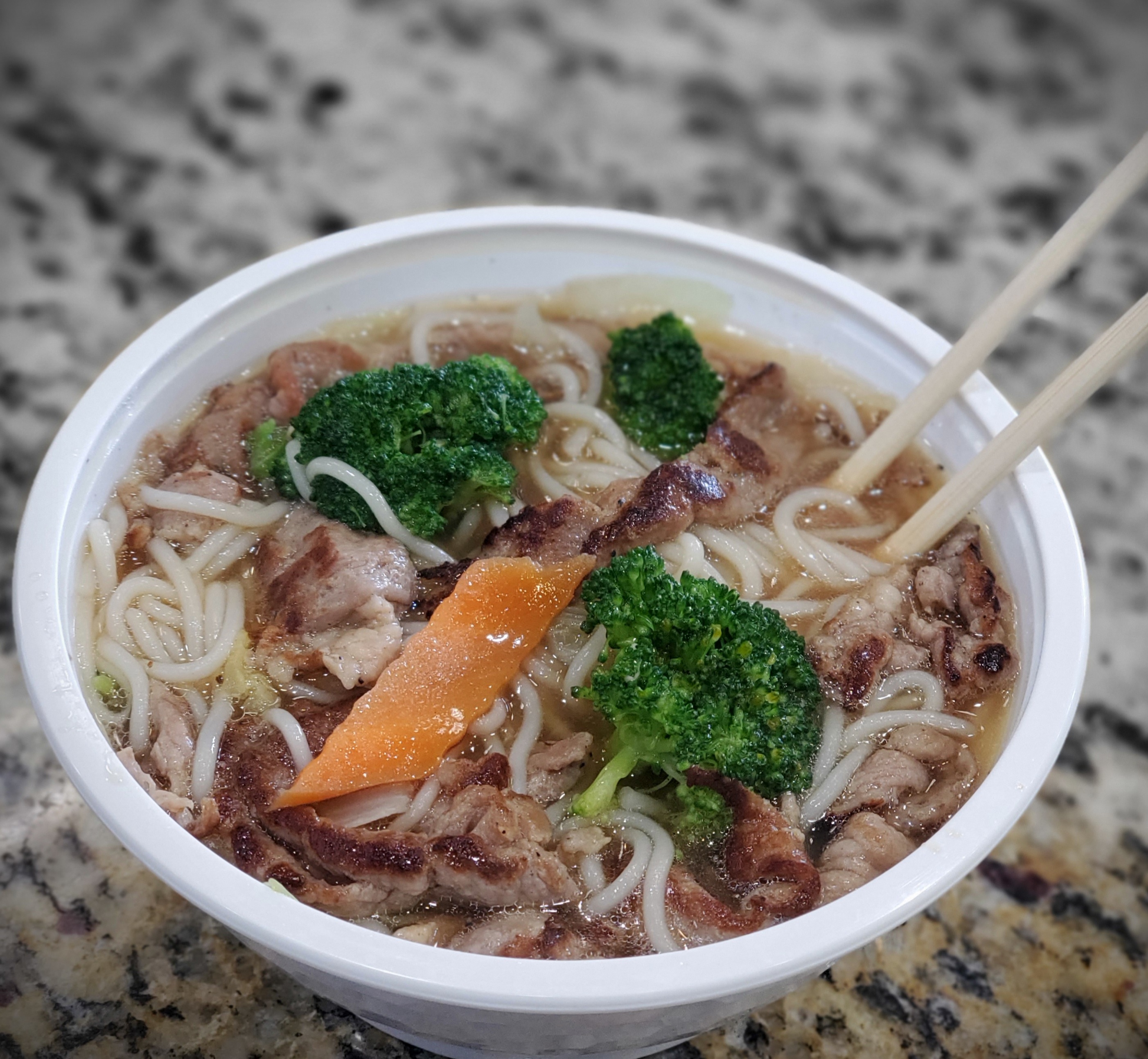 Order BBQ Pork Noodle Soup food online from Young Hawaiian Bbq store, Chino on bringmethat.com
