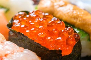 Order Salmon Roe (Ikura) food online from Oyama Sushi & Steakhouse store, Cedar Rapids on bringmethat.com