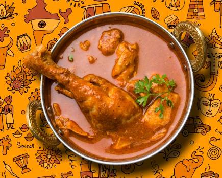 Order Railway Chicken Curry food online from Gunpowder Cafe store, Sterling Heights on bringmethat.com