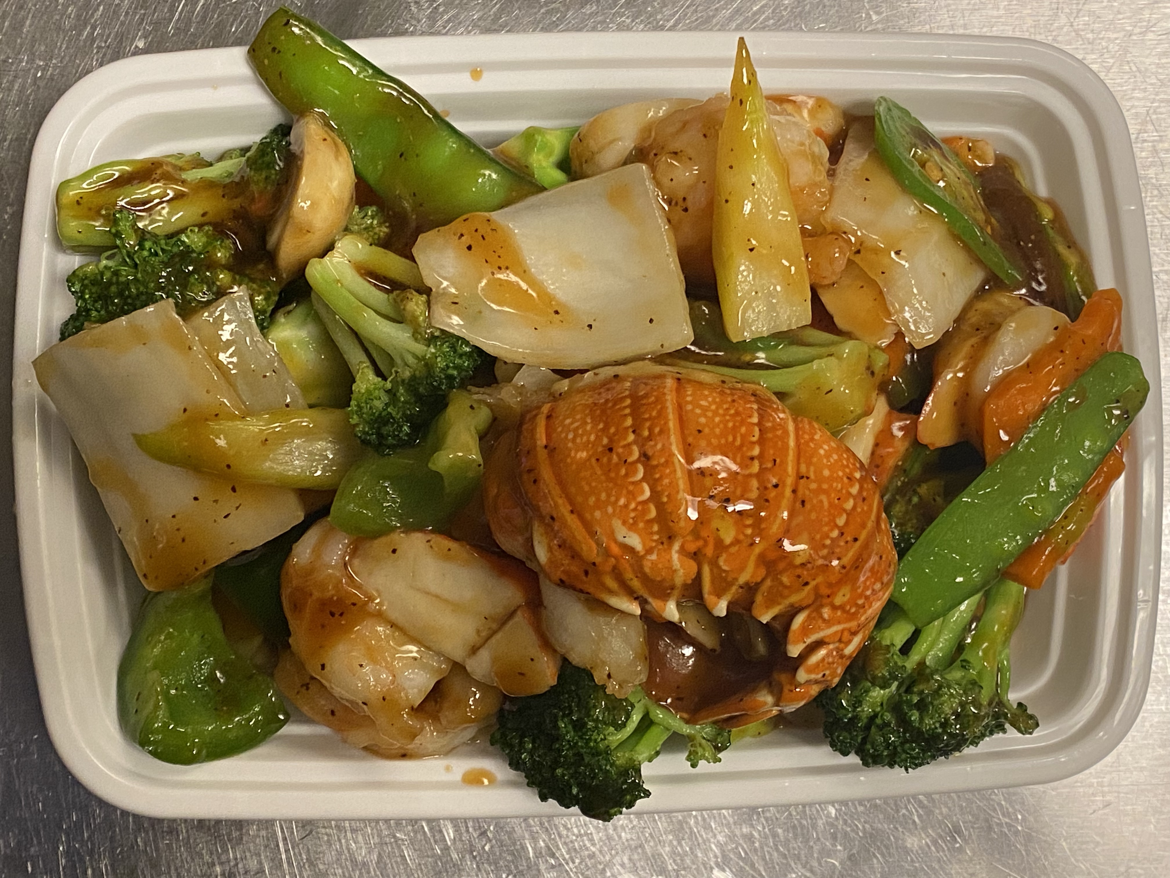 Order Seafood Treasure with XO Sauce food online from Eat N East store, Somerville on bringmethat.com