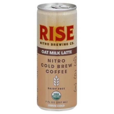 Order Rise Brewing Co. Oat Milk Latte Nitro Cold Brew Coffee (7 oz) food online from Light Speed Market store, Marietta on bringmethat.com